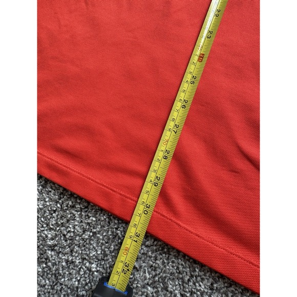 Nike Golf Standard Fit  Short Sleeve Mens Size Large Dri Fit‎ Polo Orange/Red - Picture 6 of 7